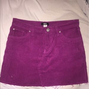 purple bdg skirt from urban outfitters